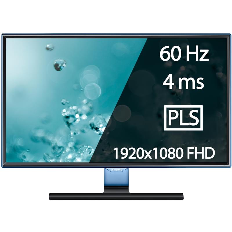 Монитор 23.6" Samsung LS24E390HLO 1920х1080 16:9 PLS 60ГЦ (HDMI+VGA) Black - фото #0, Technodom.kz