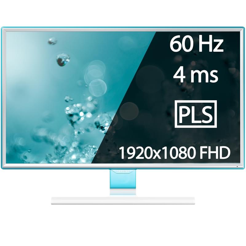 Монитор 27" Samsung LS27E391H 1920х1080 16:9 PLS 60ГЦ (HDMI+VGA) White - фото #0, Technodom.kz