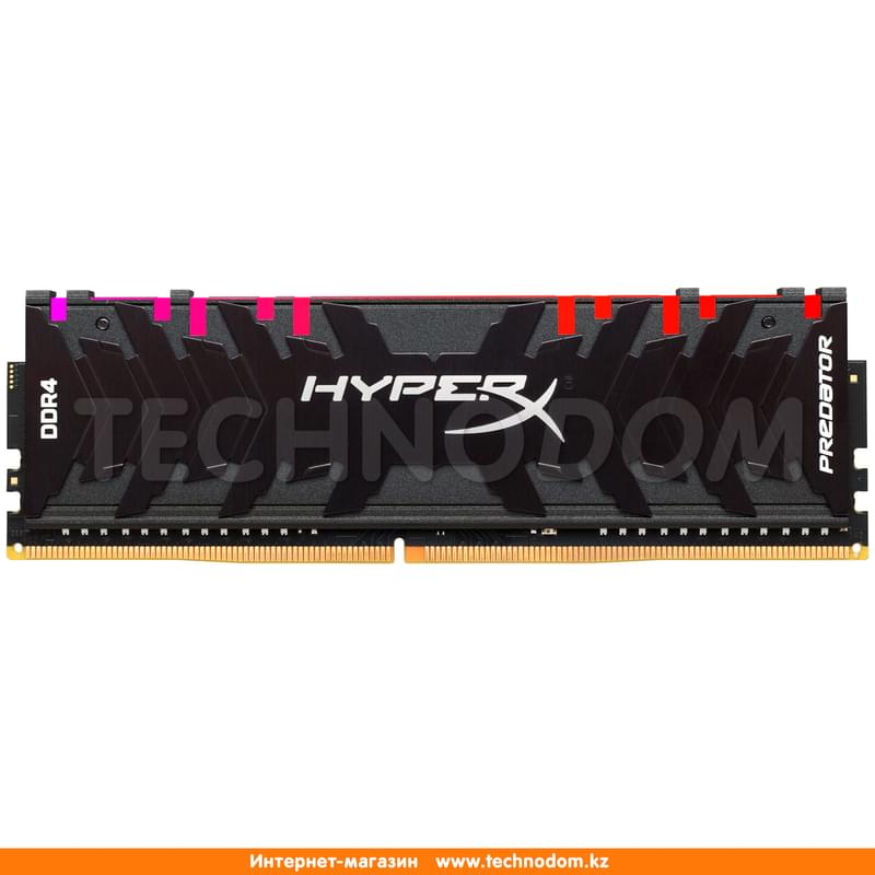 Оперативная память DDR4 DIMM 8GB/3600MHz PC4-28800 Kingston HyperX Predator RGB (HX436C17PB3A/8) - фото #0, Technodom.kz