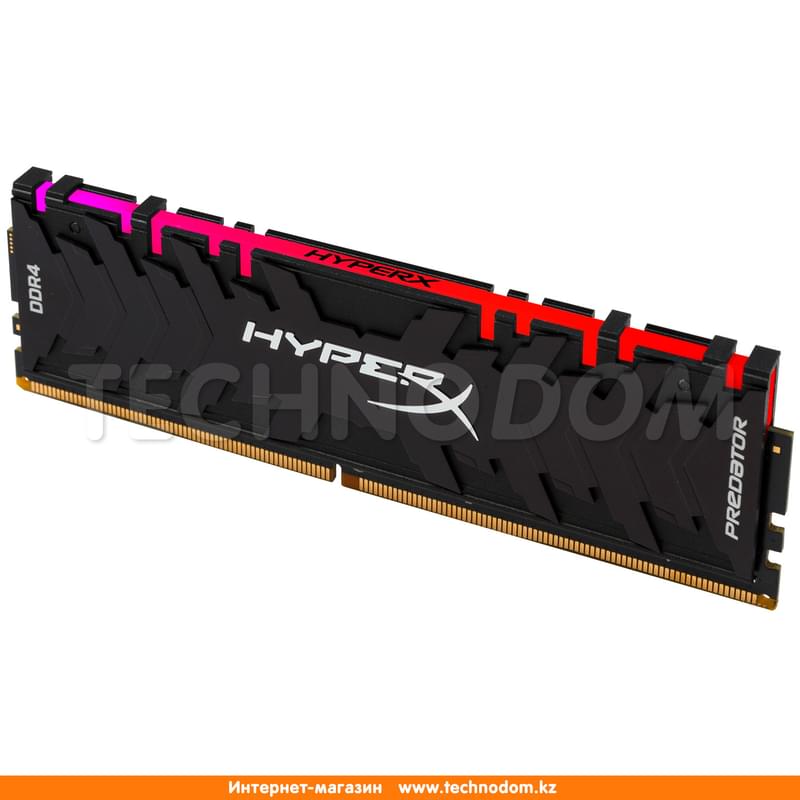 Оперативная память DDR4 DIMM 8GB/3600MHz PC4-28800 Kingston HyperX Predator RGB (HX436C17PB3A/8) - фото #1, Technodom.kz