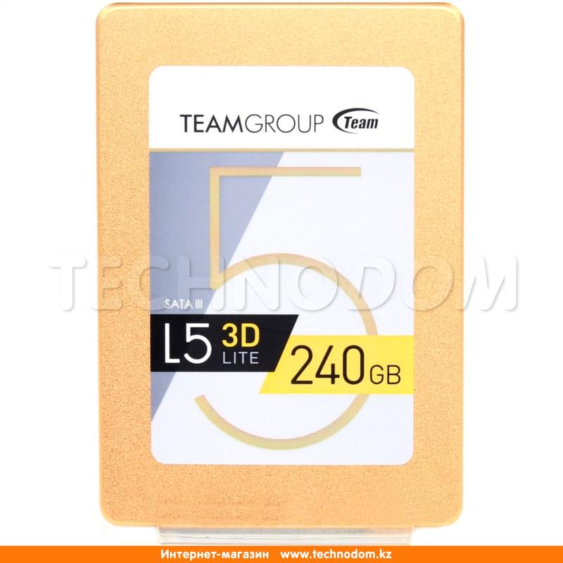 Внутренний SSD 2.5" 7мм 240GB Team Group L5 Lite, SATA-III 3D NAND TLC (T253TD240G3C101) - фото #0, Technodom.kz
