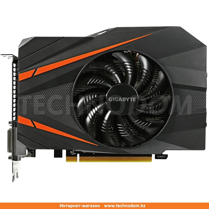 Видеокарта Gigabyte Nvidia GeForce GTX 1060 6Gb Mini ITX OC (2*DVI+HDMI+DP)(GV-N1060IXOC-6GD) - фото #0, Technodom.kz