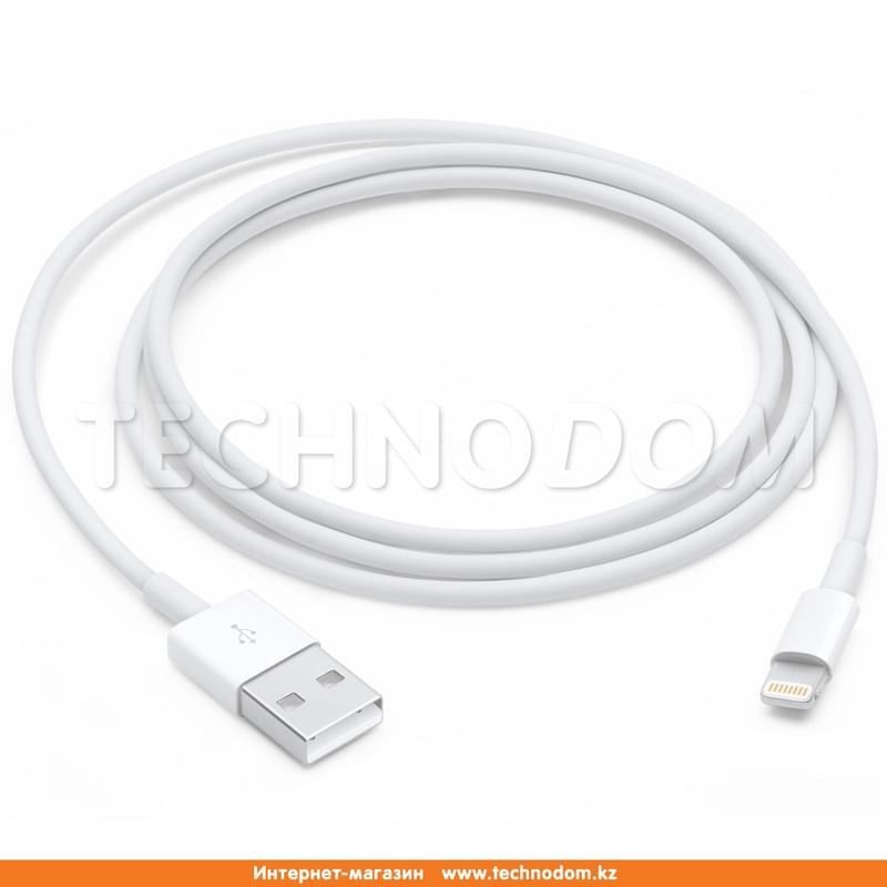 Кабель USB 2.0 - Lightning , Apple, 1м (MQUE2ZM/A) - фото #0, Technodom.kz