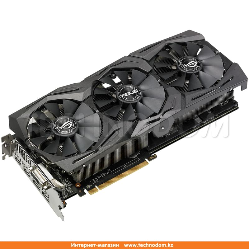 Видеокарта Asus RX 580 ROG-STRIX-RX580-O8G-GAMING 8GB 256bit/G5 (2HDMI+2DP+DVI) - фото #4, Technodom.kz