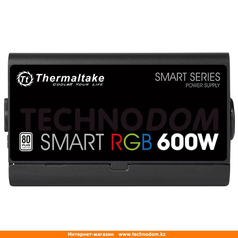 Блок питания Thermaltake Smart 600W APFC 80 PLUS ATX 20+4 pin, 4+4pin (PS-SPR-0600NHSAWE-1) - фото #1, Technodom.kz