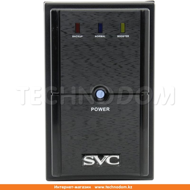 SVC ҮҚК, 500VA/300W, AVR:165-275В, 2Schuko, Black (V-500-L) - фото #1, Technodom.kz