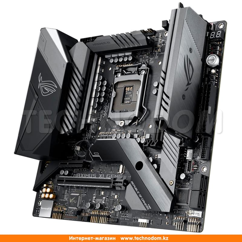 Материнская плата Asus ROG MAXIMUS XI GENE Z390 LGA1151 2DDR4 PCI-E 1x16 1x1 (HDMI) mATX - фото #1, Technodom.kz