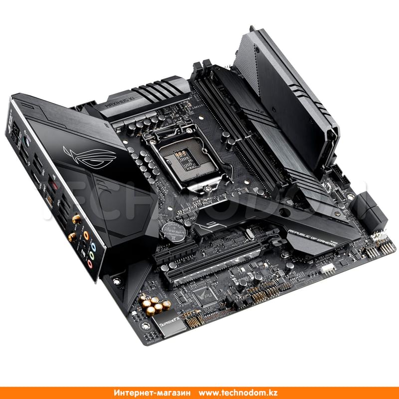 Материнская плата Asus ROG MAXIMUS XI GENE Z390 LGA1151 2DDR4 PCI-E 1x16 1x1 (HDMI) mATX - фото #6, Technodom.kz
