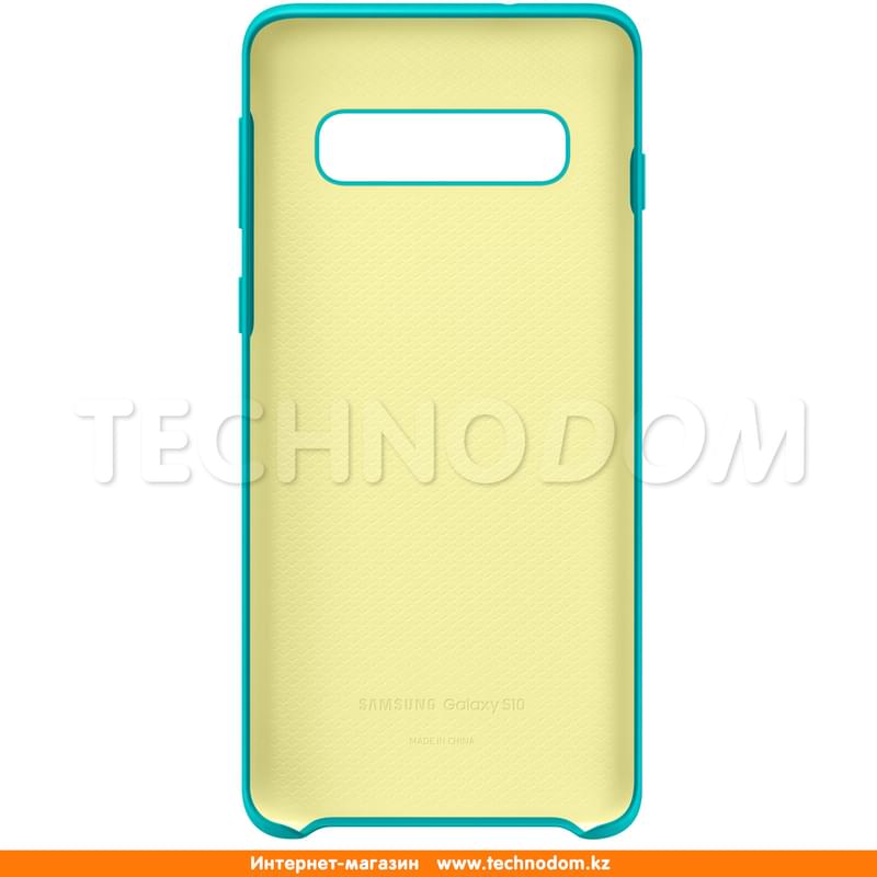 Чехол для Samsung Galaxy S10/G973, Silicone Cover, Green (EF-PG973TGEGRU) - фото #3, Technodom.kz