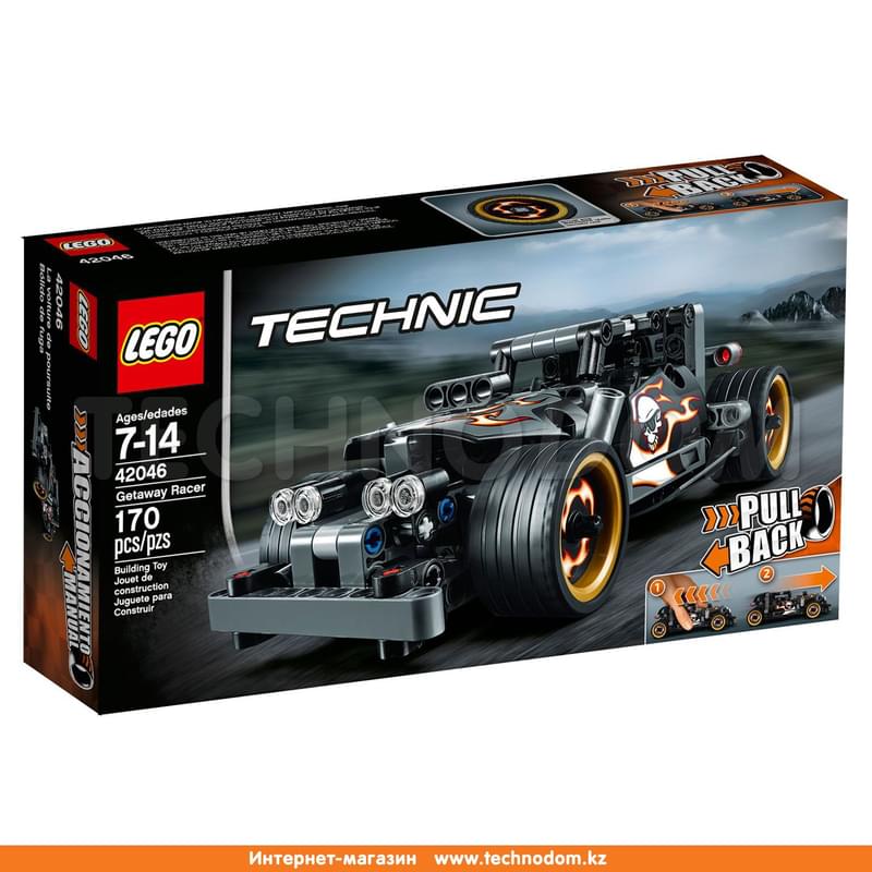 Дет. Конструктор Lego Technic, Гоночный автомобиль для побега (42046) - фото #0, Technodom.kz