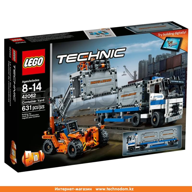 Дет. Конструктор Lego Technic, Контейнерный терминал (42062) - фото #0, Technodom.kz