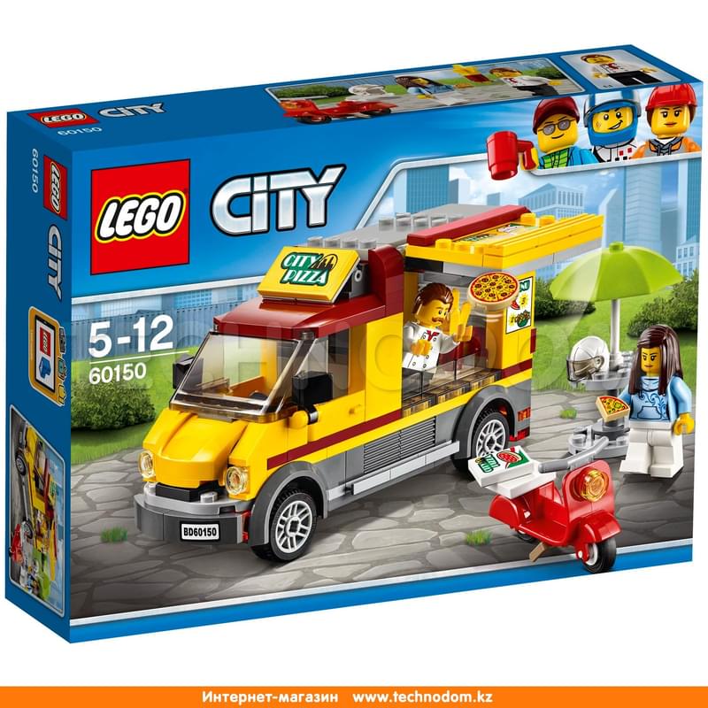 Дет. Конструктор Lego City, Фургон-пиццерия (60150) - фото #0, Technodom.kz