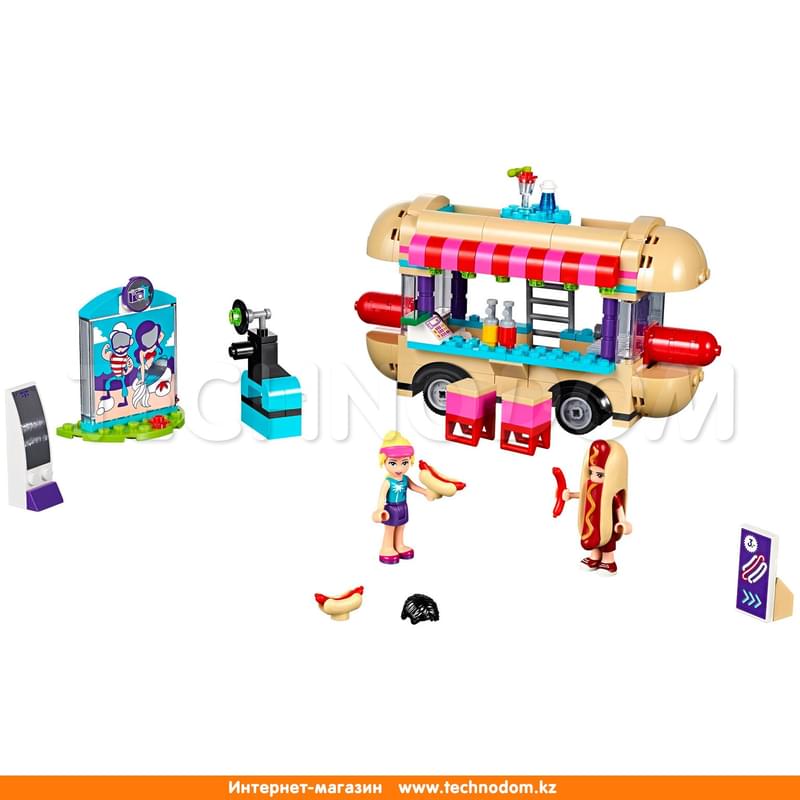 Дет. Конструктор Lego Friends, Парк развлечений: фургон с хот-догами (41129) - фото #1, Technodom.kz