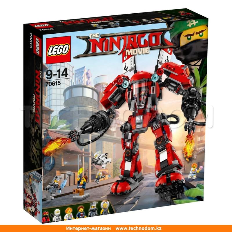 Дет. Конструктор Lego Ninjago, Огненный робот Кая (70615) - фото #0, Technodom.kz