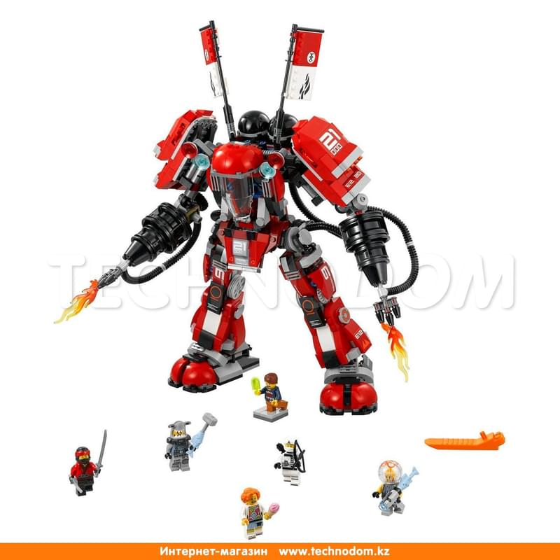 Дет. Конструктор Lego Ninjago, Огненный робот Кая (70615) - фото #7, Technodom.kz