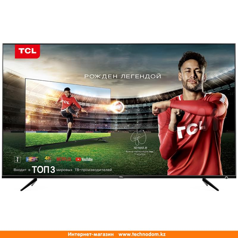 Телевизор 50" TCL L50P6US LED UHD Smart Black (4K) - фото #0, Technodom.kz