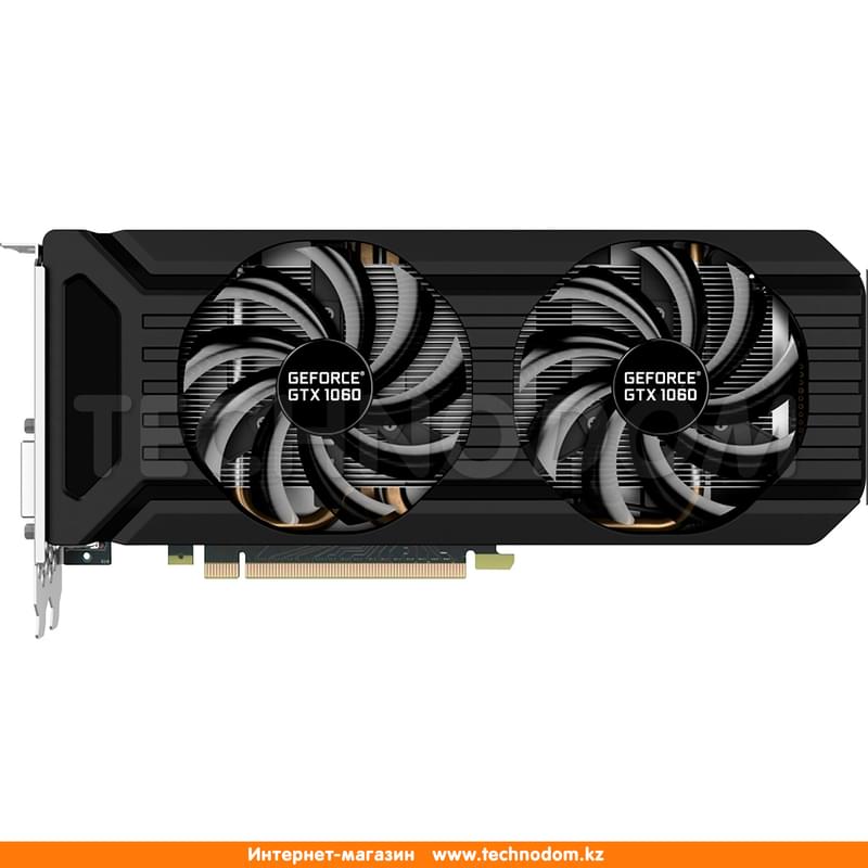 Видеокарта Palit Nvidia GeForce GTX 1060 3Gb DUAL (DVI+HDMI+3*DP) - фото #0, Technodom.kz