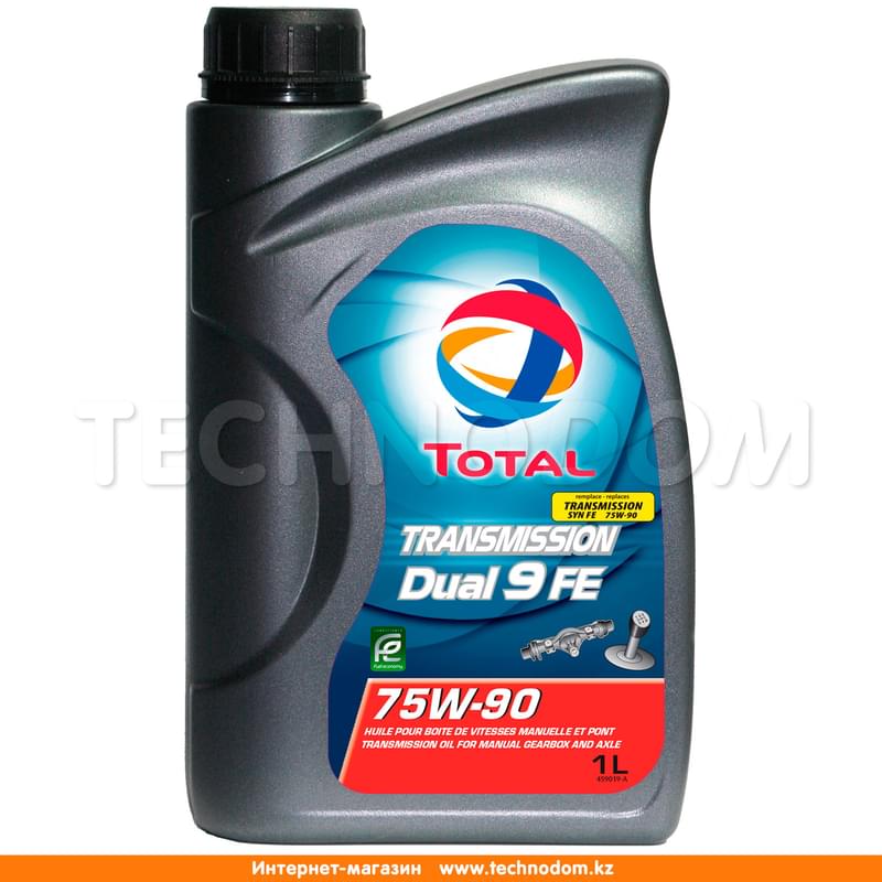 Трансмиссионное масло TOTAL Transmission Dual 9 FE 75W90 1л - фото #0, Technodom.kz