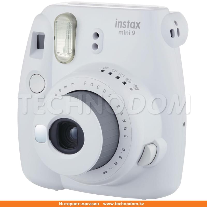 Фотоаппарат моментальной печати FUJIFILM Instax Mini 9 SMO White в подарочной упаковке - фото #1, Technodom.kz