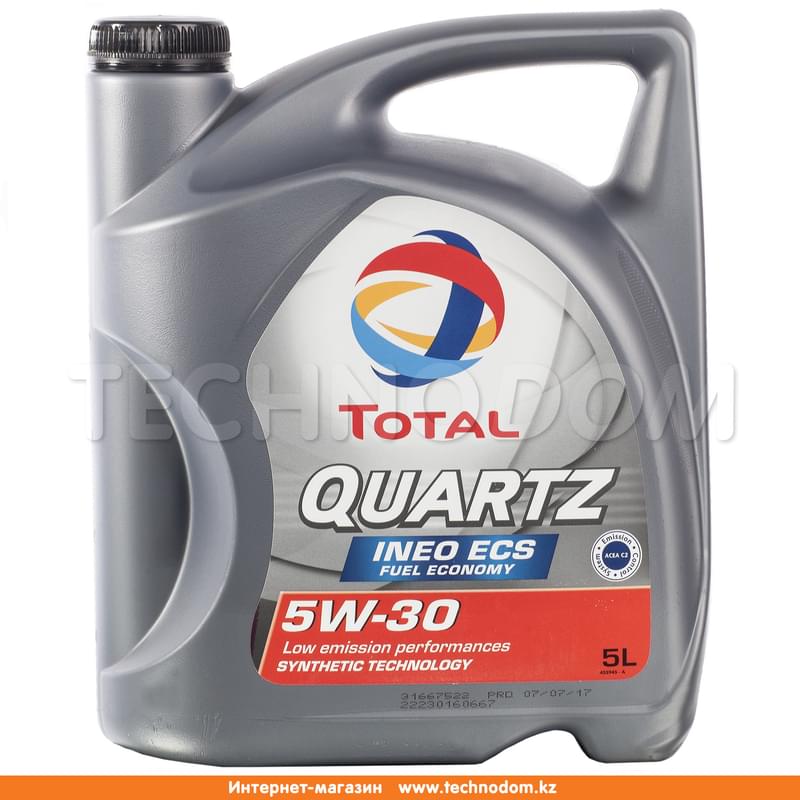 Моторное масло TOTAL Quartz Ineo ECS 5W30 5л - фото #0, Technodom.kz