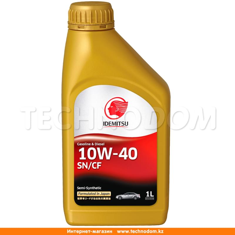 Моторное масло IDEMITSU 10W40 API SN/CF 1л - фото #0, Technodom.kz