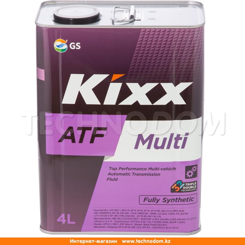 Жидкость для АКПП KIXX ATF MULTI 4л - фото #0, Technodom.kz