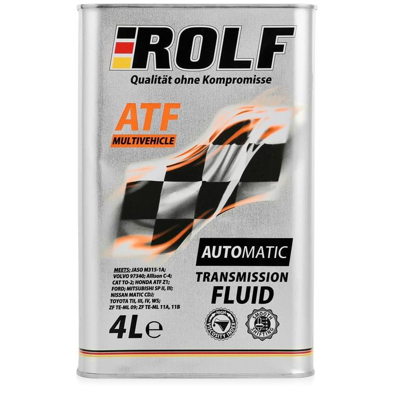 Жидкость для АКПП ROLF ATF III 4л - фото #0, Technodom.kz