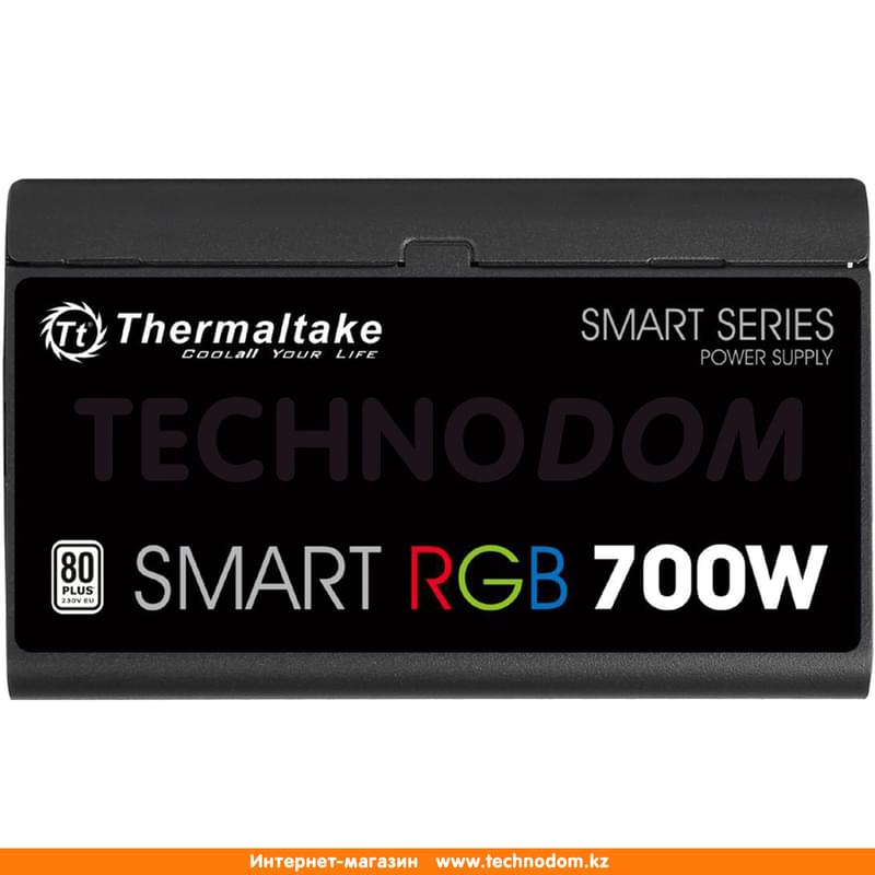 Блок питания Thermaltake Smart 700W APFC 80 PLUS ATX 20+4 pin, 4+4pin (PS-SPR-0700NHSAWE-1) - фото #0, Technodom.kz