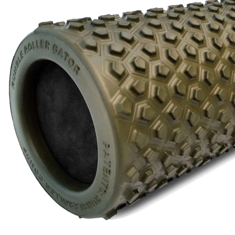Массажный ролл RumbleRoller Gator (56 см - 11,5 см) ( Цвет - Зеленый) - фото #1, Technodom.kz