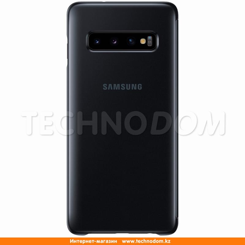 Чехол для Samsung Galaxy S10/G973, Clear View Cover, Black (EF-ZG973CBEGRU) - фото #1, Technodom.kz