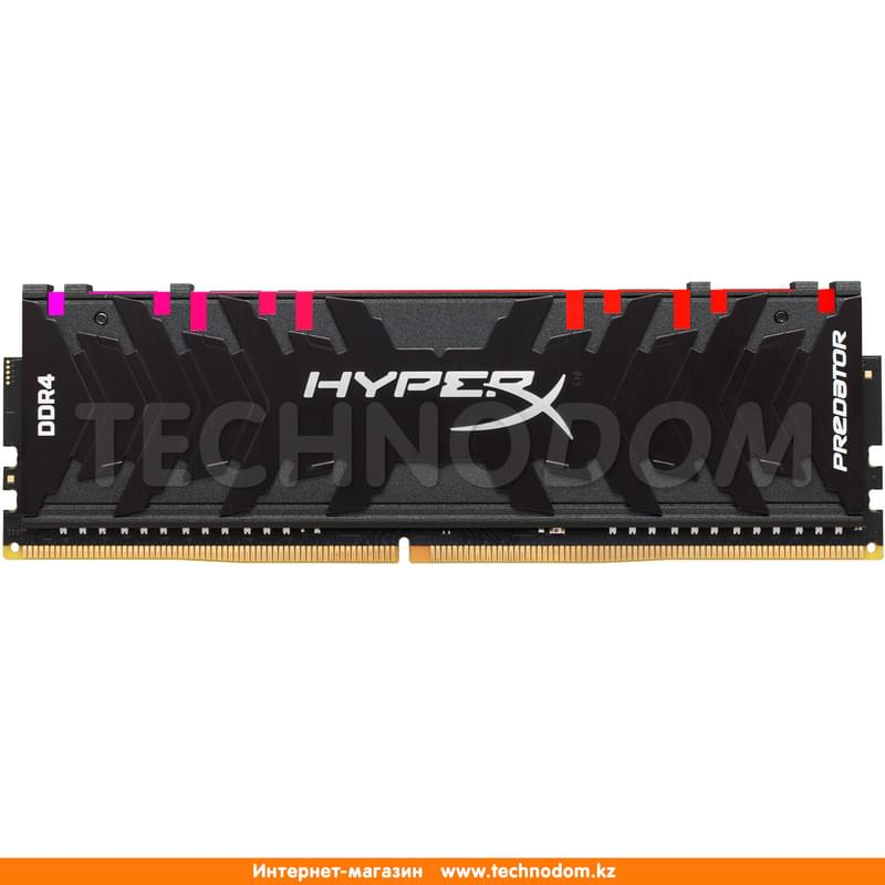 Оперативная память DDR4 DIMM 8GB/3200MHz PC4-25600 Kingston HyperX Predator RGB (HX432C16PB3A/8) - фото #0, Technodom.kz