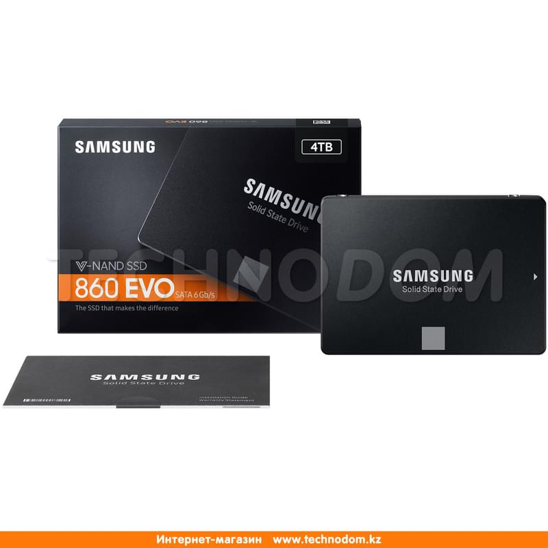 Внутренний SSD 2.5" 7мм 4TB Samsung 860 EVO, SATA-III 3D TLC (MZ-76E4T0BW) - фото #7, Technodom.kz