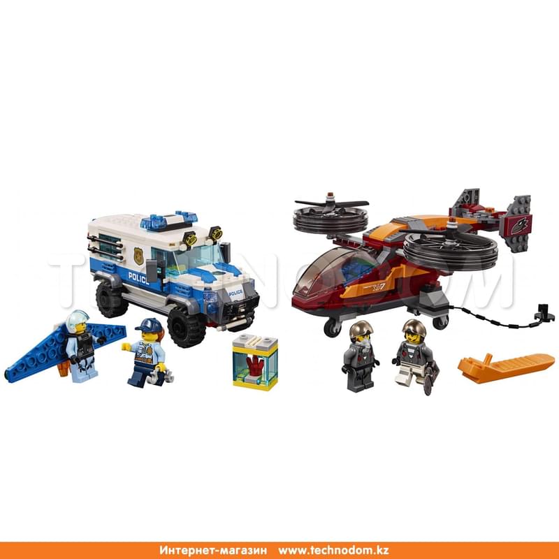 Конструктор Lego City Воздушная полиция: Кража бриллиантов 60209 - фото #1, Technodom.kz Конструктор Lego City Воздушная полиция: Кража бриллиантов 60209 - фото #1, Technodom.kz
