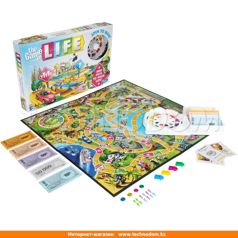 Игра Hasbro Games настольная ИГРА В ЖИЗНЬ - фото #2, Technodom.kz