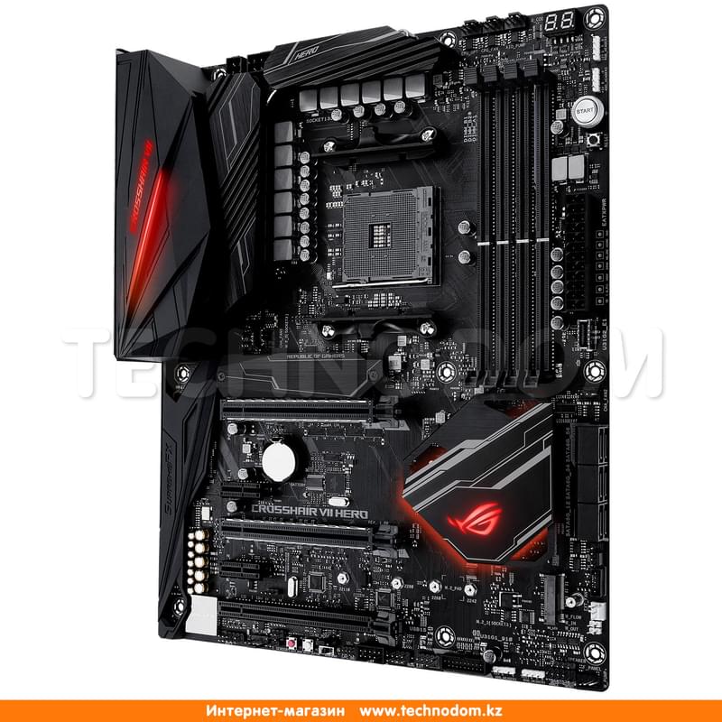Материнская плата Asus ROG CROSSHAIR VII HERO AM4 X470 4DDR4 PCI-E 3x16 2x1 ATX - фото #5, Technodom.kz