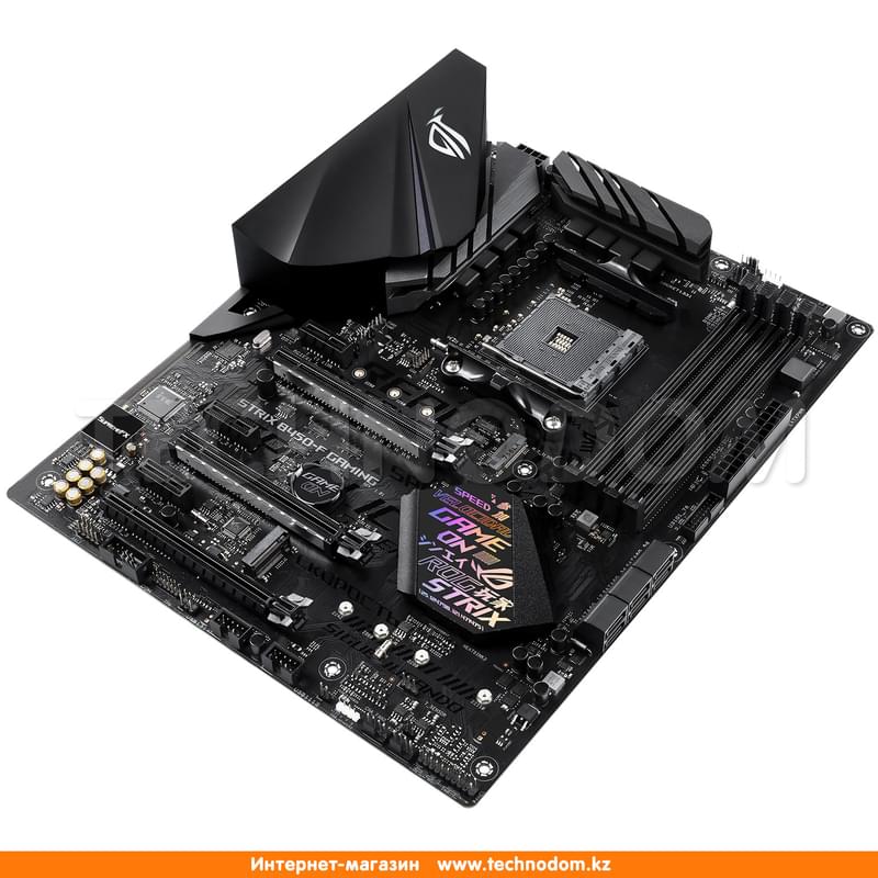 Материнская плата Asus ROG STRIX B450-F GAMING AM4 B450 4DDR4 PCI-E 3x16 3x1 (HDMI+DP) ATX - фото #3, Technodom.kz