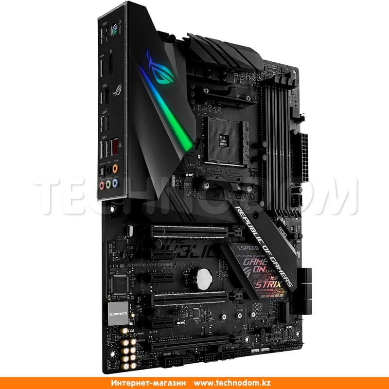Материнская плата Asus ROG STRIX X470-F GAMING AM4 X470 4DDR4 PCI-E 3x16 2x1 (HDMI+DP) ATX - фото #3, Technodom.kz