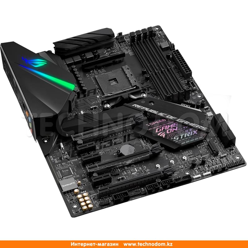 Материнская плата Asus ROG STRIX X470-F GAMING AM4 X470 4DDR4 PCI-E 3x16 2x1 (HDMI+DP) ATX - фото #5, Technodom.kz