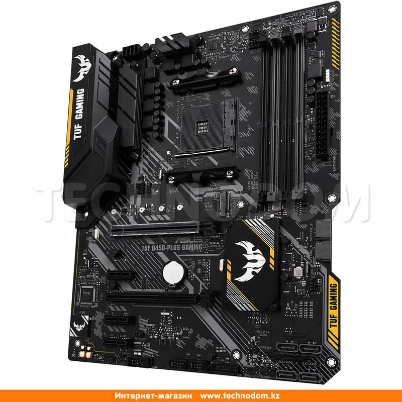 Материнская плата Asus TUF B450-PLUS GAMING AM4 B450 4DDR4 PCI-E 2x16 3x1 (HDMI+DVI-D) ATX - фото #4, Technodom.kz