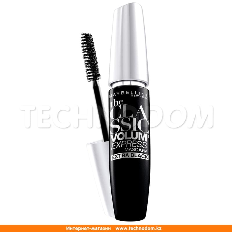 Тушь для ресниц Volum' Express Экстрачерная трехкратный натуральный объем Maybelline New York 10 мл - фото #1, Technodom.kz