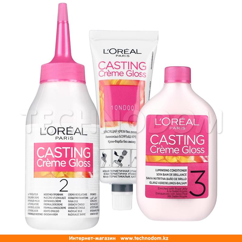 Краска-уход стойкая Casting Creme Gloss без аммиака 412 Какао со льдом Loreal Paris - фото #2, Technodom.kz