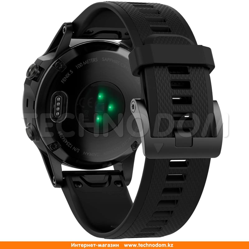Смарт-часы Garmin Fenix 5 Saphire Black - фото #4, Technodom.kz