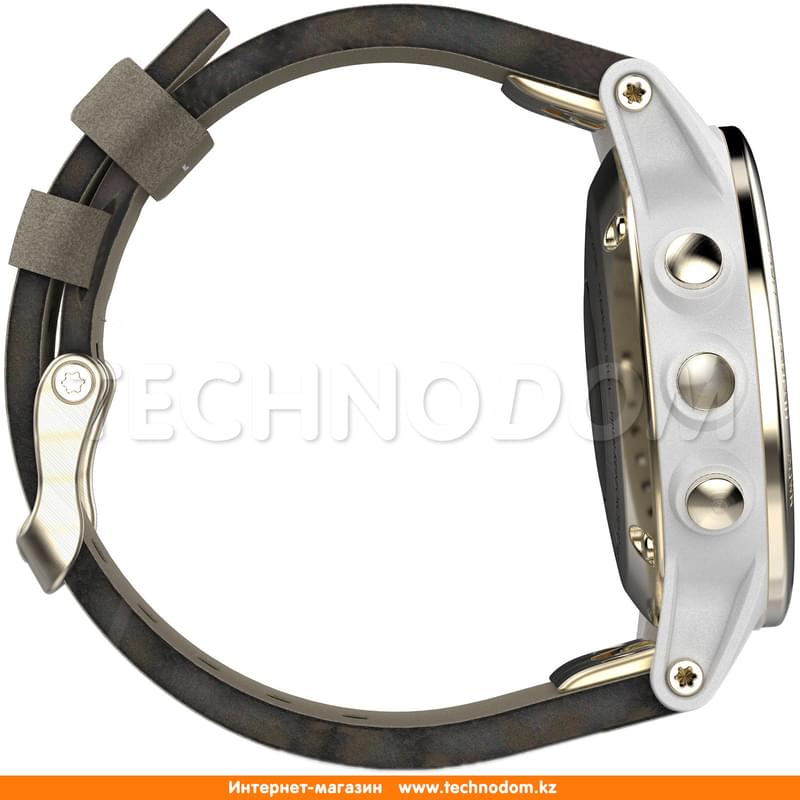 Смарт-часы Garmin Fenix 5S Sapphire Goldtone with Grey Suede Band - фото #3, Technodom.kz
