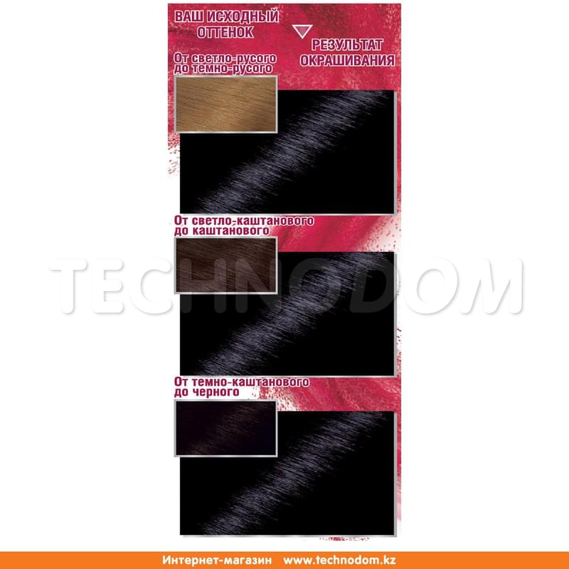 Крем-краска стойкая Color Sensation Роскошь цвета 1.0 Драгоценный черный агат Garnier - фото #2, Technodom.kz