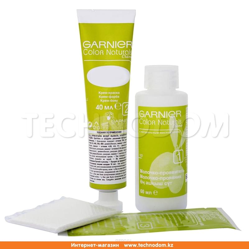 Крем-краска стойкая питательная Color Naturals 3.23 Темный шоколад Garnier - фото #2, Technodom.kz Крем-краска стойкая питательная Color Naturals 3.23 Темный шоколад Garnier - фото #2, Technodom.kz