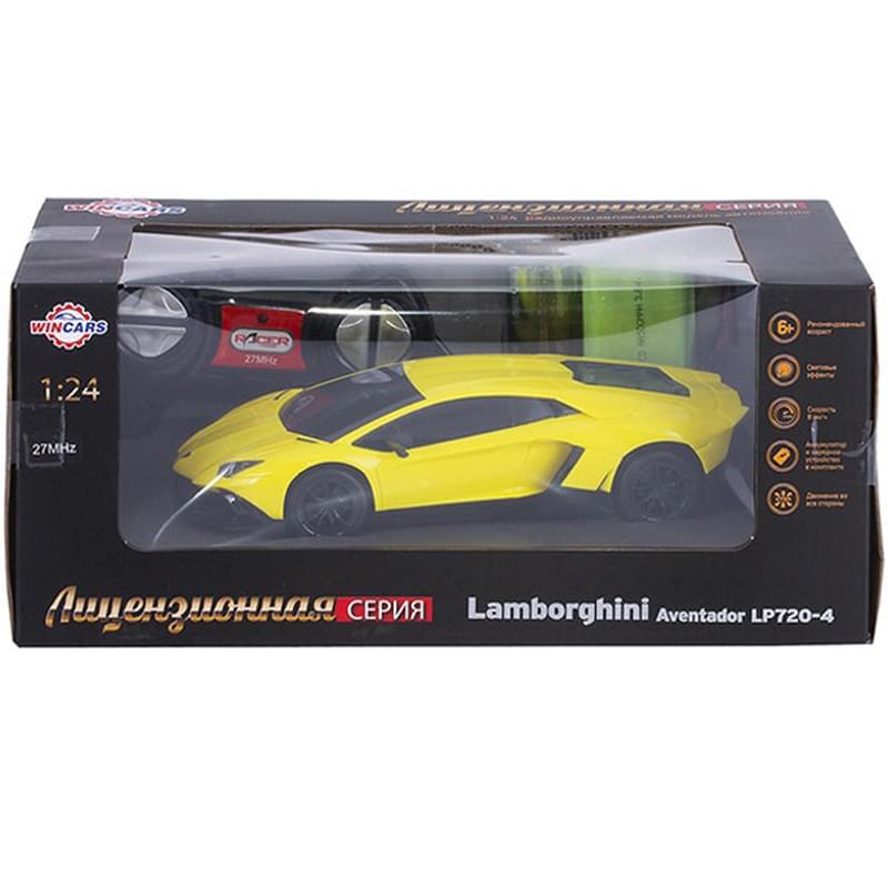 Wincars Lamborghini Aventador LP720-4 (лицензия), Р/У, масштаб 1:24, ЗУ в комплекте - фото #2, Technodom.kz