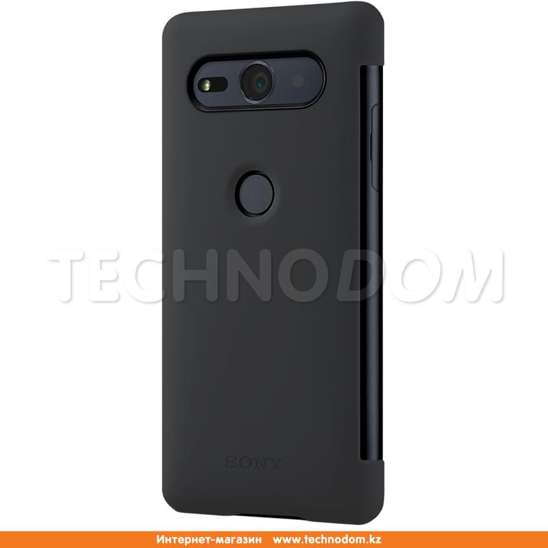Чехол c окном для Sony Xperia XZ2 Compact DS, Black (SCTH50RU/B) - фото #1, Technodom.kz