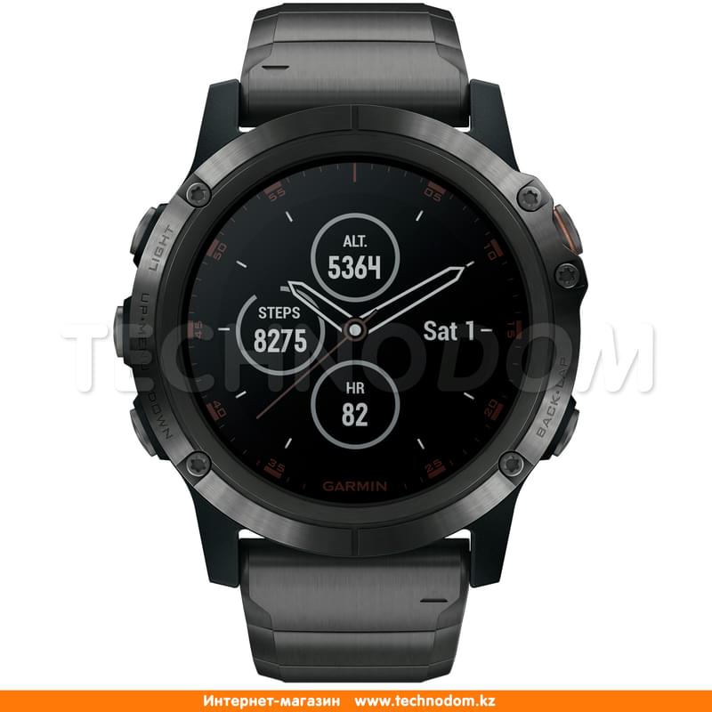 Смарт-часы Garmin Fenix 5Х Plus with Metal Band - фото #0, Technodom.kz
