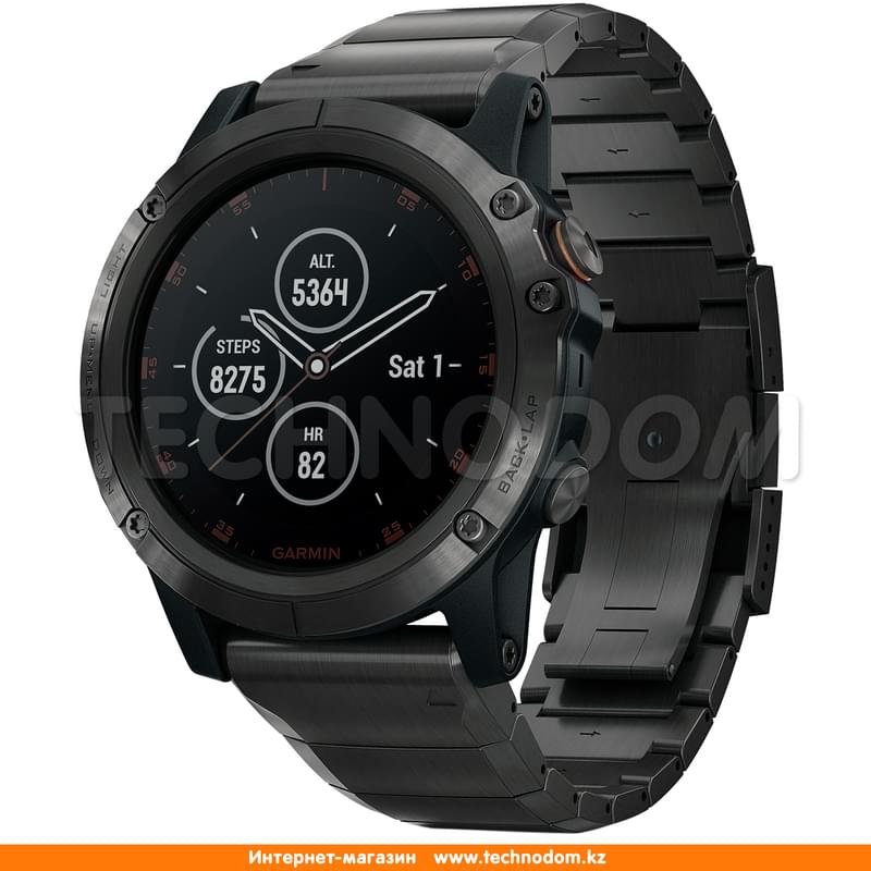 Смарт-часы Garmin Fenix 5Х Plus with Metal Band - фото #2, Technodom.kz