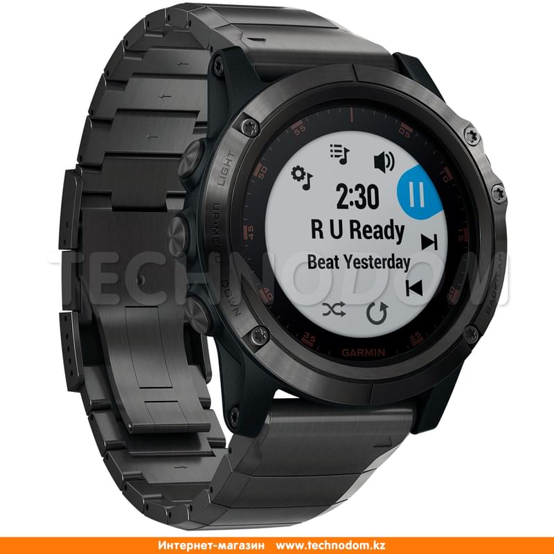 Смарт-часы Garmin Fenix 5Х Plus with Metal Band - фото #4, Technodom.kz